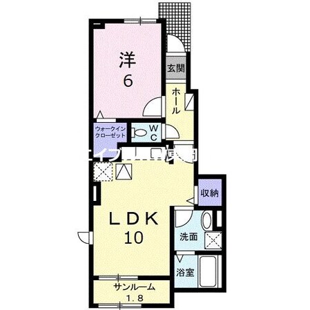 レトワール　あかいわの物件間取画像